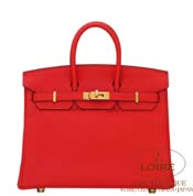 GX HERMES@o[L 25cm [Birkin 25cm]@gS@[WhN[ [ROUGE DE COEUR(S3)]@ y2019NtĐVFz S[h