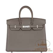 GX HERMES@o[L 25cm [Birkin 25cm]@gS@G^ [ETAIN(8F)]@Vo[