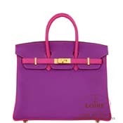 GX HERMES@o[L 25cm [Birkin 25cm]@p[\iI[_[@gS@All~[Yp[v [ANEMONE(P9)/ROSE POURPRE(L3)] @}bgS[h