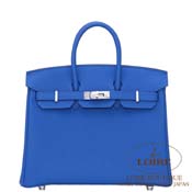 GX HERMES@o[L 25cm [Birkin 25cm]@gS@u[[[W [BLEU ZELLIGE(I7)]y2018NH~VFz@Vo[