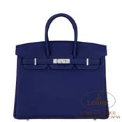 GX HERMES@o[L 25cm [Birkin 25cm]@gS@u[AN [BLEU ENCRE(M3)]y2018NH~VFz@Vo[