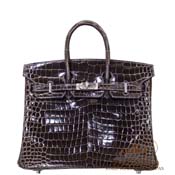 GX HERMES@o[L 25cm [Birkin 25cm]@|TX@OXtHZ [GRIS FONCE(84)] @Vo[