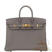 GX HERMES@o[L 25cm [Birkin 25cm]@gS@G^ [ETAIN(8F)]@S[h