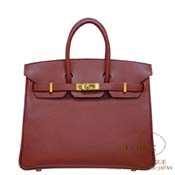 GX HERMES@o[L 25cm [Birkin 25cm]@RgD[@Gv\@[WAbV [ROUGE H(55)]@S[h