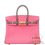 GX HERMES@o[L 25cm [Birkin 25cm]@Gv\@[YAU~G^ [ROSE AZALLE(8W)/ETAIN(8F)]@}bgS[h
