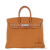 GX HERMES@o[L 25cm [Birkin 25cm]@gS@S[h [GOLD(37)]@Vo[