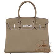 GX HERMES@o[L 30cm [Birkin 30cm]@gS@GgD[v [ETOUPE(18)]@Vo[