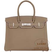 GX HERMES@o[L 30cm [Birkin 30cm]@p[\iI[_[@gS@GgD[v [ETOUPE(18)]@Vo[