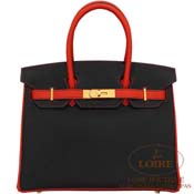 GX HERMES@o[L 30cm [Birkin 30cm]@p[\iI[_[@gS@N~@[~Ii@[~I~NXeb`j [NOIR(89)/VERMILLON(5E)]@}bgS[h