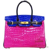 GX HERMES@o[L 30cm [Birkin 30cm]@p[\iI[_[@jeBJX@[YVFwU[h~u[GNgbN~N [ROSE SHEHERAZADE(J5)/BLEU ELECTRIQUE(7T)/NOIR(89)]@S[h