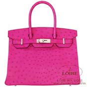 GX HERMES@o[L 30cm [Birkin 30cm]@I[Xgb`@[Yp[v [ROSE POURPRE(L3)] Vo[