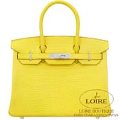 GX HERMES@o[L 30cm [Birkin 30cm]@AQ[^[}bg@C [LIME(9R)]@Vo[