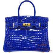 GX HERMES@o[L 30cm [Birkin 30cm]@jeBJX@u[GNgbN [BLEU ELECTRIQUE(7T)]@S[h
