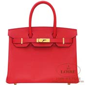 GX HERMES@o[L 30cm [Birkin 30cm]@Gv\@[WJUbN [ROUGE CASAQUE(Q5)]@S[h