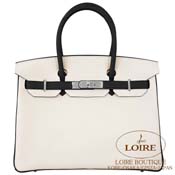 GX HERMES@o[L 30cm [Birkin 30cm]@p[\iI[_[@gS@N~N [CRAIE(10)/NOIR(89)]@Vo[