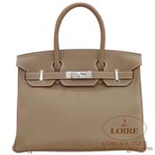 GX HERMES@o[L 30cm [Birkin 30cm]@N}X@GgD[v [ETOUPE(18)]@Vo[
