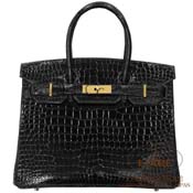 GX HERMES@o[L 30cm [Birkin 30cm]@|TX@N [NOIR(89)]@S[h