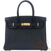 GX HERMES@o[L 30cm [Birkin 30cm]@N}X@ N [NOIR(89)]@S[h