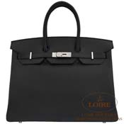 GX HERMES@o[L 35cm [Birkin 35cm]@Gv\@N [NOIR(89)]@Vo[