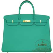 GX HERMES@o[L 40cm [Birkin 40cm]@gS@F[F [VERT VERONE(U1)]@S[h