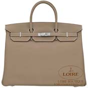 GX HERMES@o[L 40cm [Birkin 40cm]@gS@GgD[v [ETOUPE(18)]@Vo[