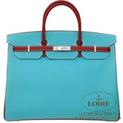 GX HERMES@o[L 40cm [Birkin 40cm]@p[\iI[_[@Gv\@u[pI~{h[ [BLEU PAON(7F)/BORDEAUX(57)]@}bgVo[