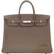 GX HERMES@o[L 40cm [Birkin 40cm]@gS@g[v[TAUPE(16)]@Vo[
