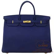 GX HERMES@o[L 40cm [Birkin 40cm]@gS@u[AN [BLEU ENCRE(M3)]@S[h