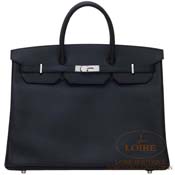 GX HERMES@o[L 40cm [Birkin 40cm]@p[\iI[_[@Gv\@N [NOIR(89)]@Vo[