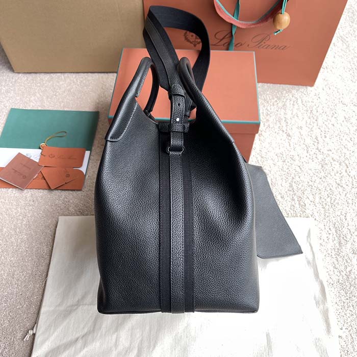 未使用 loropiana ロロピアーナ スエード ポーチ バッグ クラッチ ひんぱん 