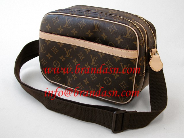 ルイ・ヴィトン LOUISVUITTON モノグラム リポーターPM M45254
