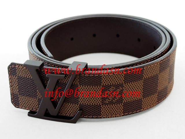 ルイ・ヴィトン LOUISVUITTON ダミエ サンチュール・LVイニシアル M9807S ベルト 100cm