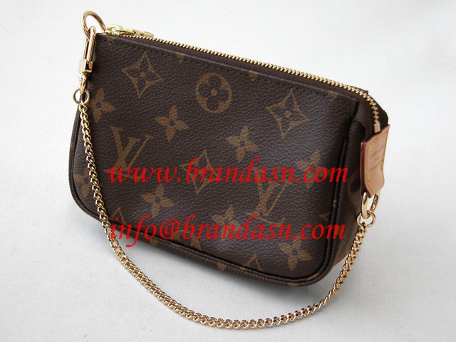 ルイ・ヴィトン LOUISVUITTON モノグラム ミニ・ポシェット・アクセソワール M58009