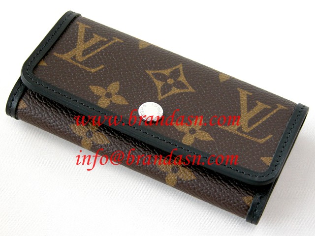 ルイ・ヴィトン LOUISVUITTON モノグラム・マカサー ミュルティクレ6 M60165 6連キーケース