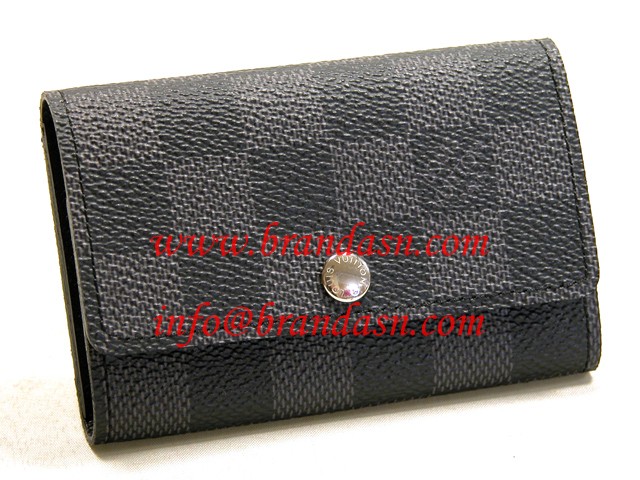 ルイ・ヴィトン LOUISVUITTON ダミエ・グラフィット ミュルティクレ6 N62662 6連キーケース