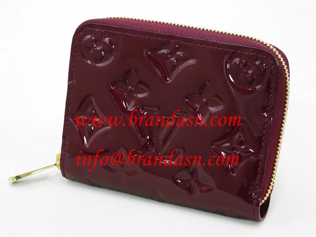ルイ・ヴィトン LOUISVUITTON モノグラム・ヴェルニ ジッピー・コインパース ルージュフォーヴィスト M91534 小銭入れ