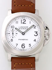 国内最大級パネライスーパーコピー パネライ時計コピー ルミノールマリーナ PAM00113 44mm　シースルーバック ホワイト