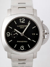 優良サイトパネライスーパーコピー パネライ時計コピー ルミノール　1950 3Days GMT PAM00329 44mm　シースルーバック ブラック