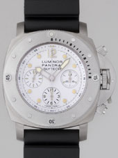 国内最大級パネライスーパーコピー パネライ時計コピー ルミノールサブマーシブルクロノ zPAM00225 スライティック　47mm　ホワイト