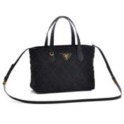 v_ obO 2WAY PRADA 1BA090 2EJR 807 NERO+BRUCIATO yTESSUTO IMPUNTUz