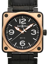 V܃xXX[p[Rs[ xXvRs[ Bell&Ross BR01-92 sNS[h J[{(BR01-92 Automatic Pink Gold & Carbon) / Ref.BR01-92PGC-AL