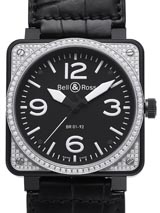 V܃xXX[p[Rs[ xXvRs[ Bell&Ross BR01|92 gbv_CAh(BR01-92 Top Diamond & CARBON) / Ref.BR01-92 TOPDIAMOND-CARBON