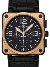 V܃xXX[p[Rs[ xXvRs[ Bell&Ross BR01-94 NmOt sNS[h J[{(BR01-94 Chreonograph Pink Gold & Carbon) / Ref.BR01-9SPGC-AL