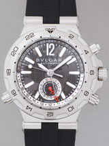 最高級ブルガリスーパーコピー ブルガリ時計コピー ディアゴノ zDP42C14SVD GMT プロフェッショナル　エア　GMT 3タイムゾーン グレー