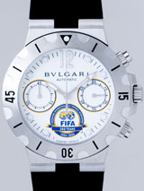 最高級ブルガリスーパーコピー ブルガリ時計コピー スクーバ zSC38WSV/SLN クロノグラフ　FIFA限定品 ホワイト