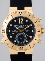 工場直売ブルガリスーパーコピー ブルガリ時計コピー スクーバ　ＧＭＴ zSD38GVD GMT ブラック