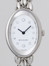最高級ブルガリスーパーコピー ブルガリ時計コピー オーバル zOVW32GG/12 12Pダイヤ ホワイト