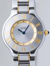 最高級カルティエスーパーコピー カルティエ時計コピー Cartier マスト21 zW10072R6 ＳG　ＬＭ シルバー
