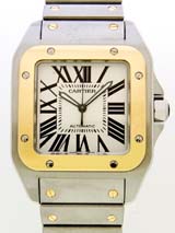 最高級カルティエスーパーコピー カルティエ時計コピー Cartier サントス100 W200728G ＹＧ／ＳＳ ホワイト