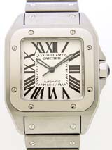 国内最大級カルティエスーパーコピー カルティエ時計コピー Cartier サントス100 zW200737G SS/SS ホワイト